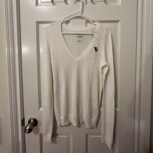 abercrombie kids v neck sweater